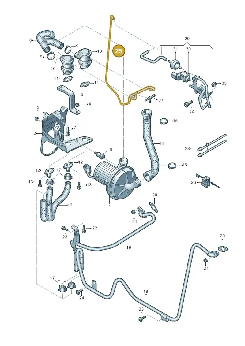4E0131622B — Audi A8/S8/qu. lang    08> (2007-) diagram 291131270, position 25