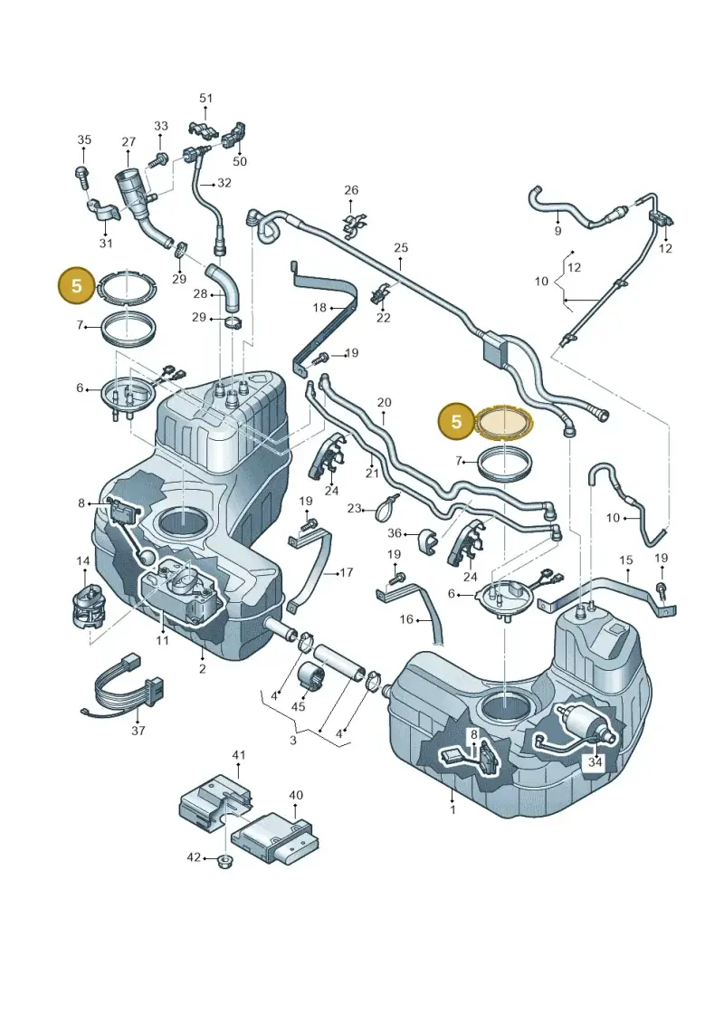 4E0201375 — Audi R8 Spyder (2015-2024) diagram 872201000, position 5