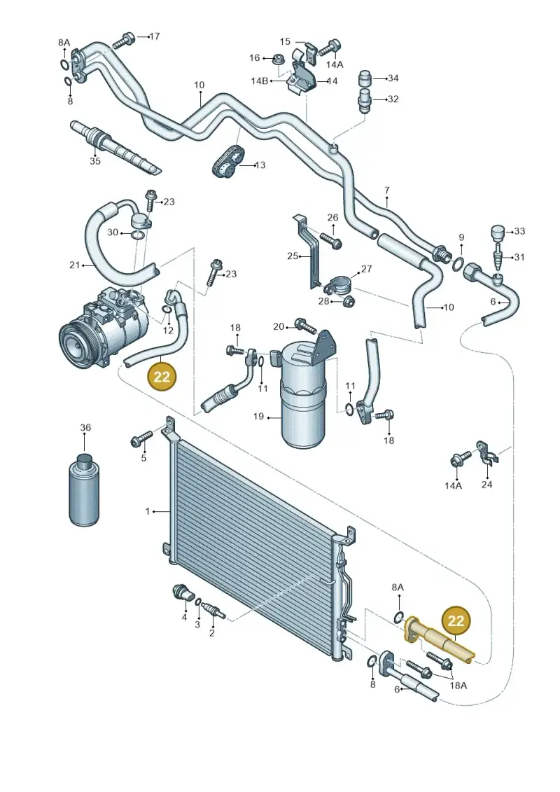 4E0260701AN — Audi A8/S8/qu. lang    08> (2007-) diagram 291260410, position 22