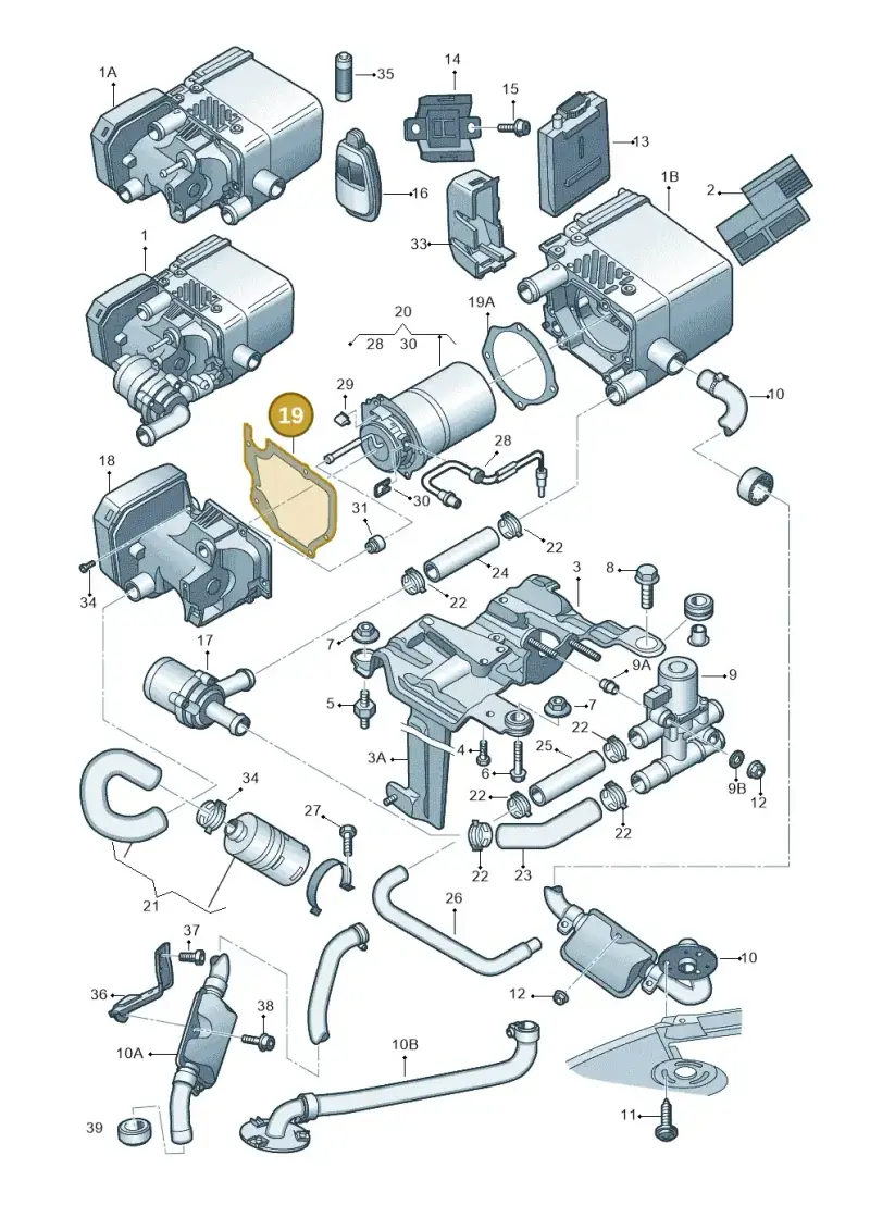4E0265219 — Audi A8/S8/qu. lang    08> (2007-) diagram 291261460, position 19