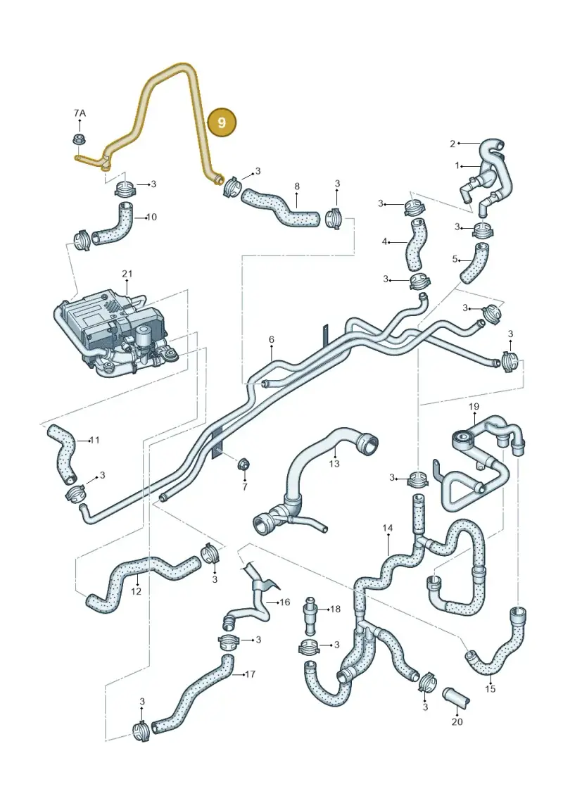 4E0265319A — Audi A8/S8/qu. lang    08> (2007-) diagram 291261310, position 9