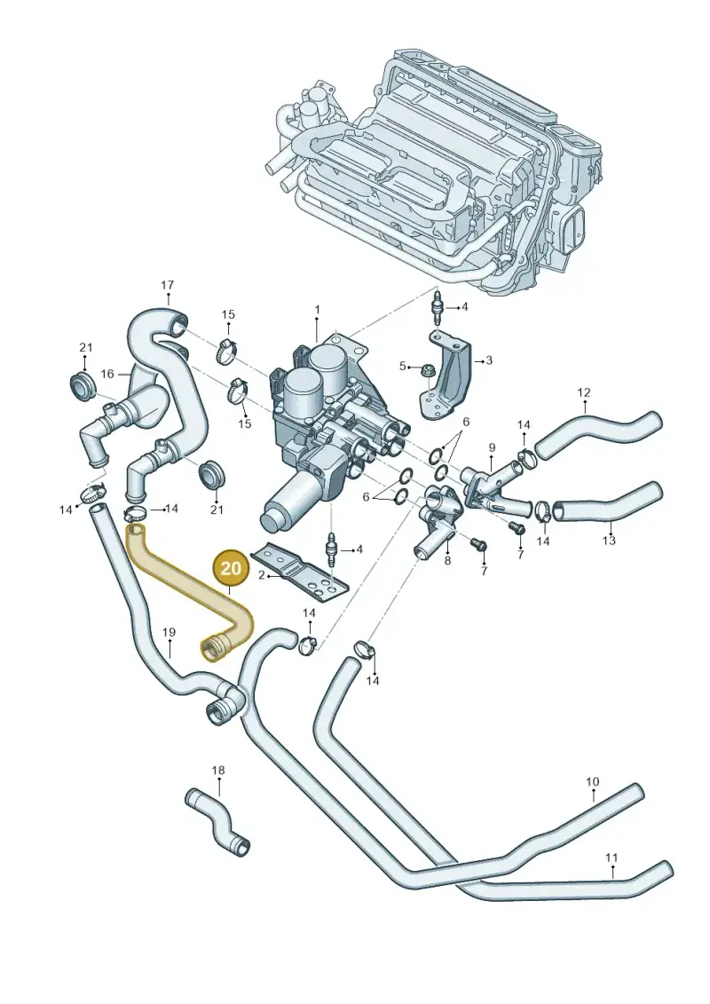 4E0265371F — Audi A8/S8/qu. lang    08> (2007-) diagram 291819600, position 20