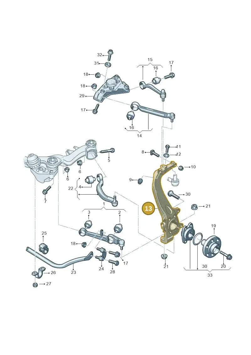 4E0407254Q — Audi RS6 Avant qu.5.0 (2007-2010) diagram 448407060, position 13