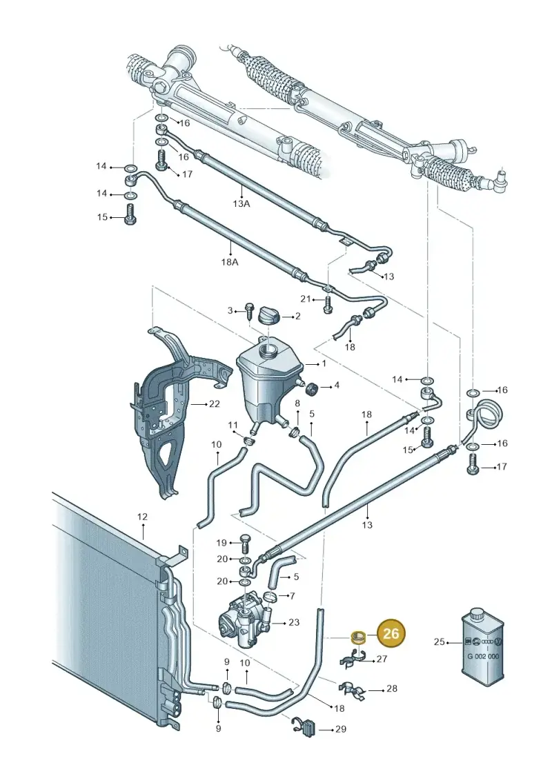 4E0422113 — Audi A8/S8/qu. lang    08> (2007-) diagram 291422700, position 26