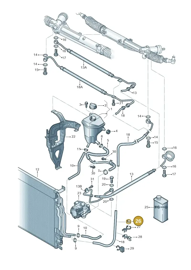 4E0422113 — Audi A8/S8/qu. lang    08> (2007-) diagram 291422720, position 26