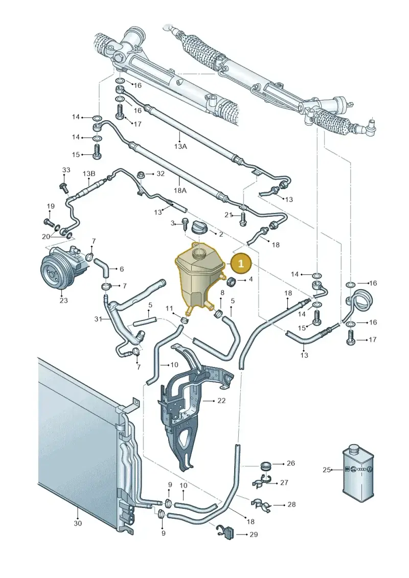 4E0422371N — Audi A8/S8/qu. lang (2003-2007) diagram 291422600, position 1