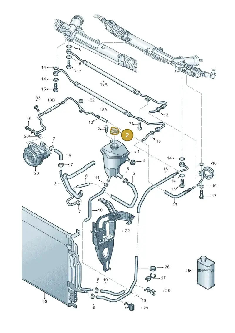 4E0422376A — Audi A8/S8/qu. lang (2003-2007) diagram 291422600, position 2