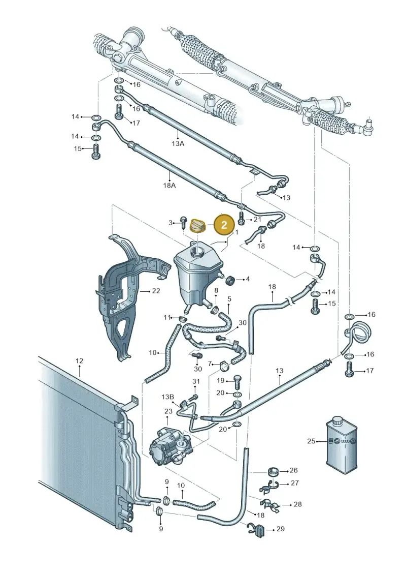 4E0422376A — Audi A8/S8/qu. lang    08> (2007-) diagram 291422720, position 2