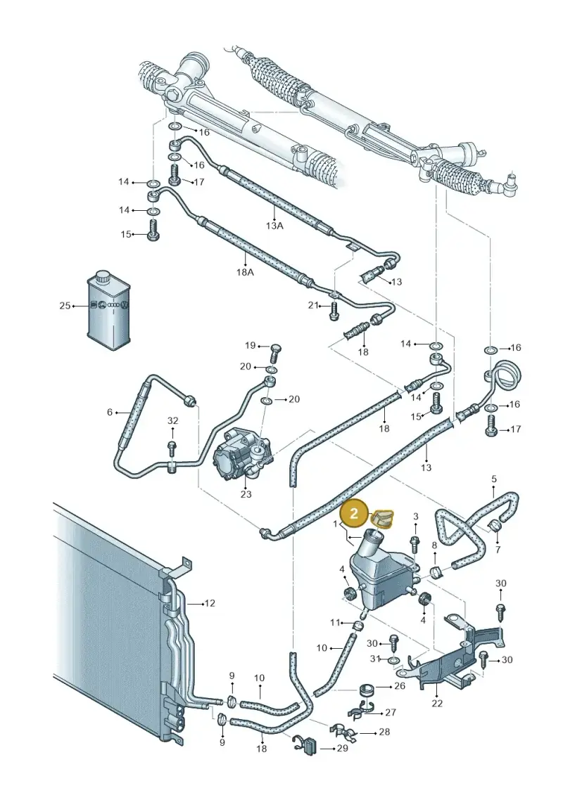 4E0422376A — Audi A8/S8/qu. lang    08> (2007-) diagram 291422750, position 2