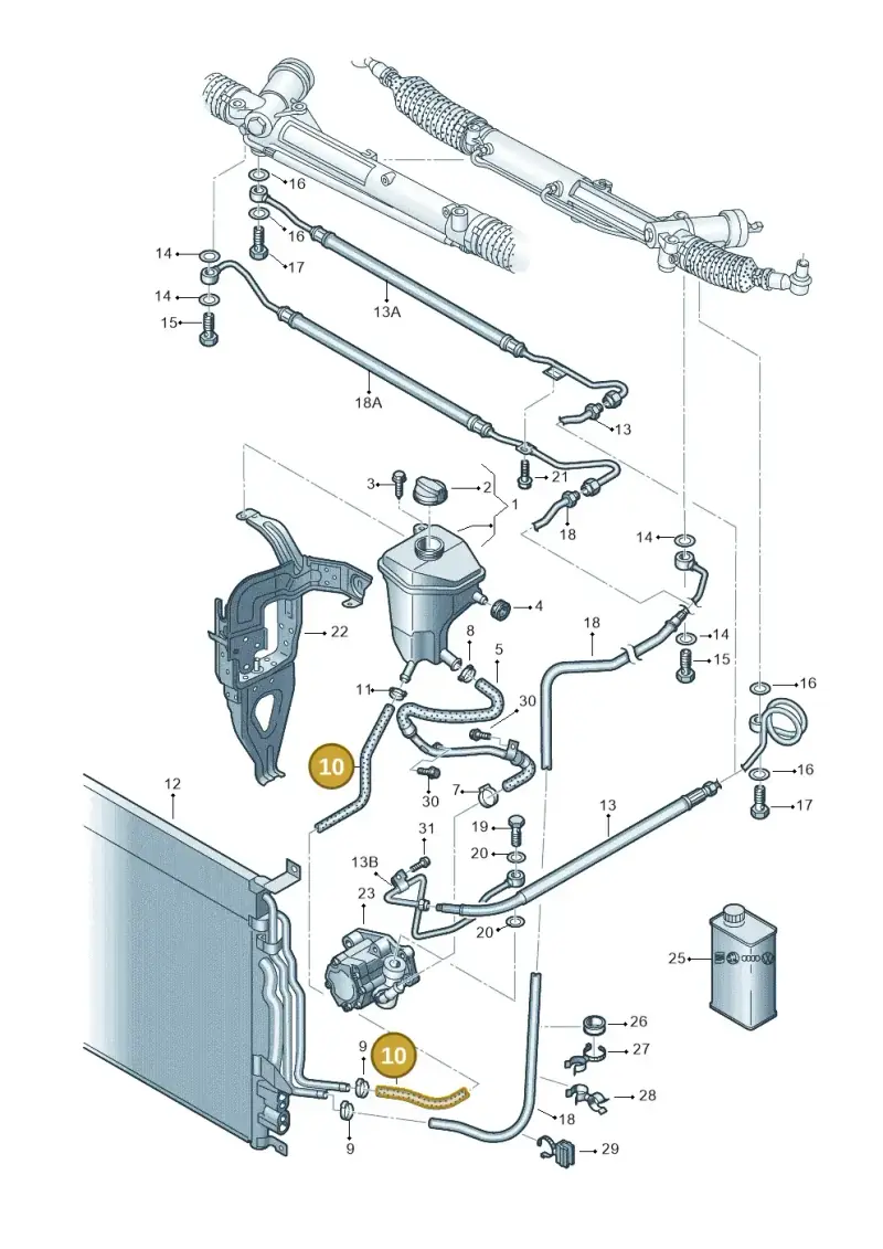4E0422891K — Audi A8/S8/qu. lang    08> (2007-) diagram 291422720, position 10