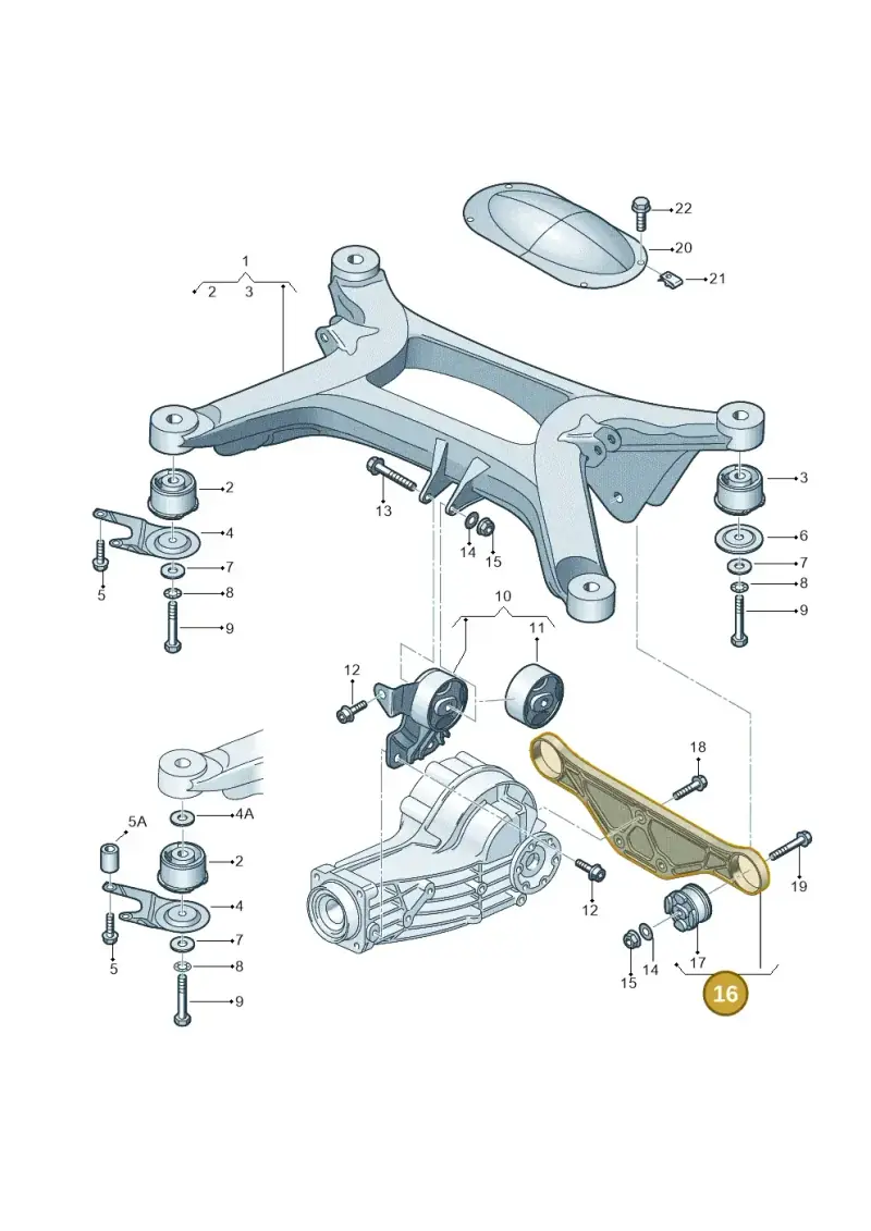 4E0599285A — Audi A8/S8/qu. lang    08> (2007-) diagram 291505120, position 16