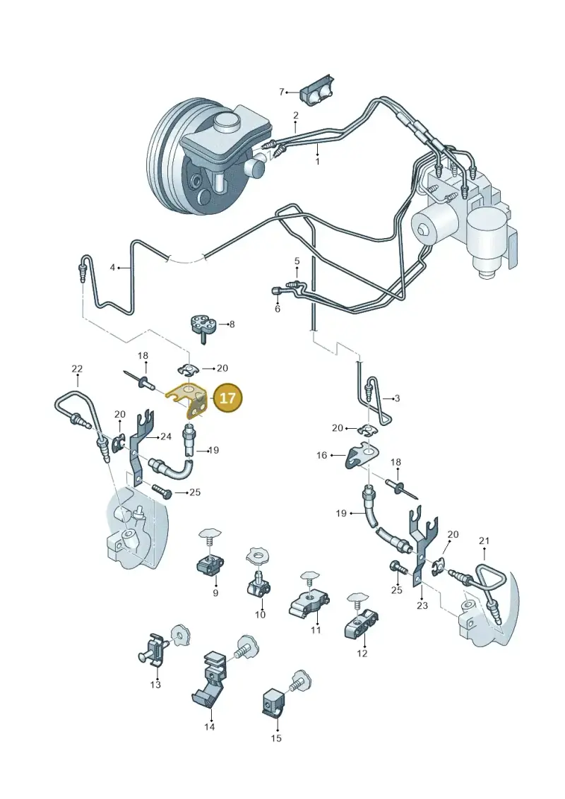 4E0611846K — Audi A8/S8/qu. lang    08> (2007-) diagram 249611200, position 17
