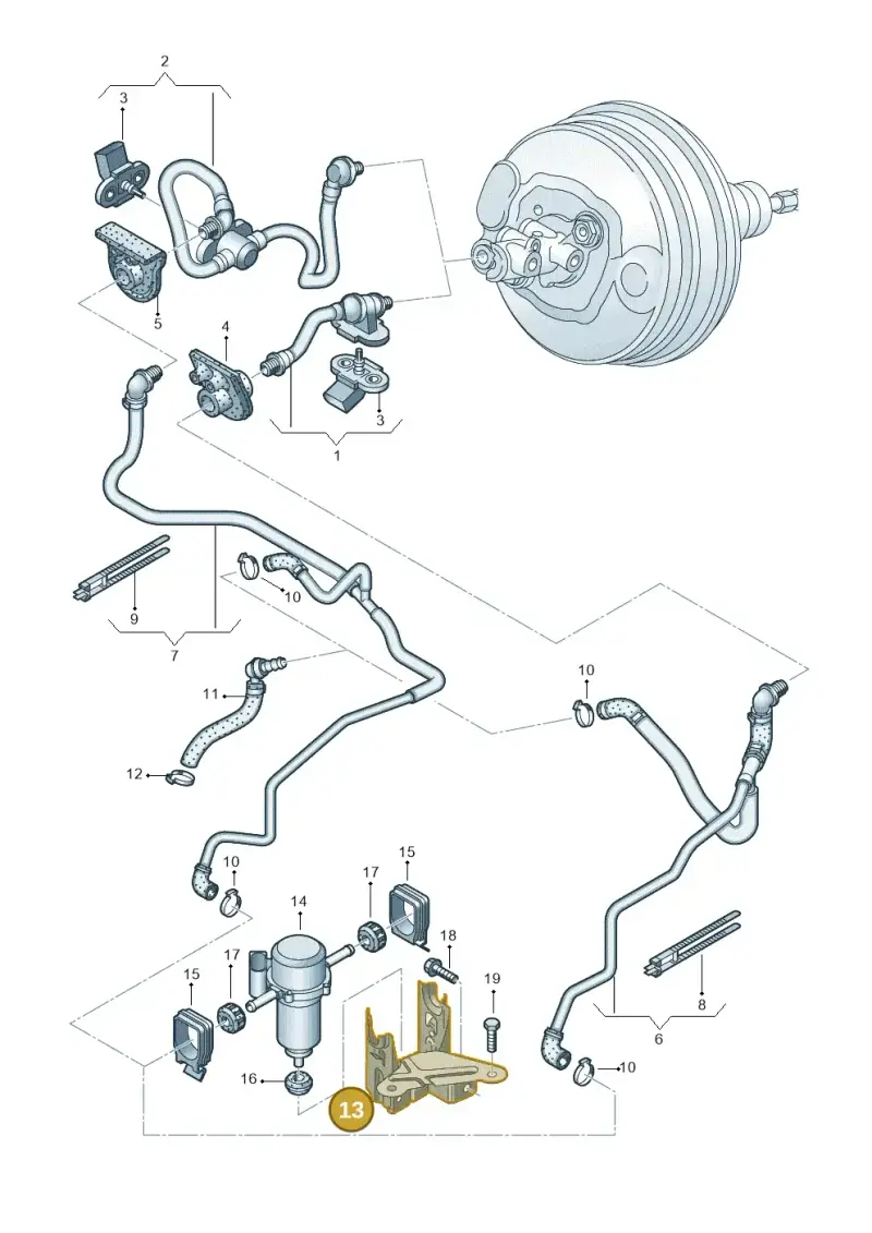 4E0614119AD — Audi A8/S8/qu. lang    08> (2007-) diagram 291611800, position 13