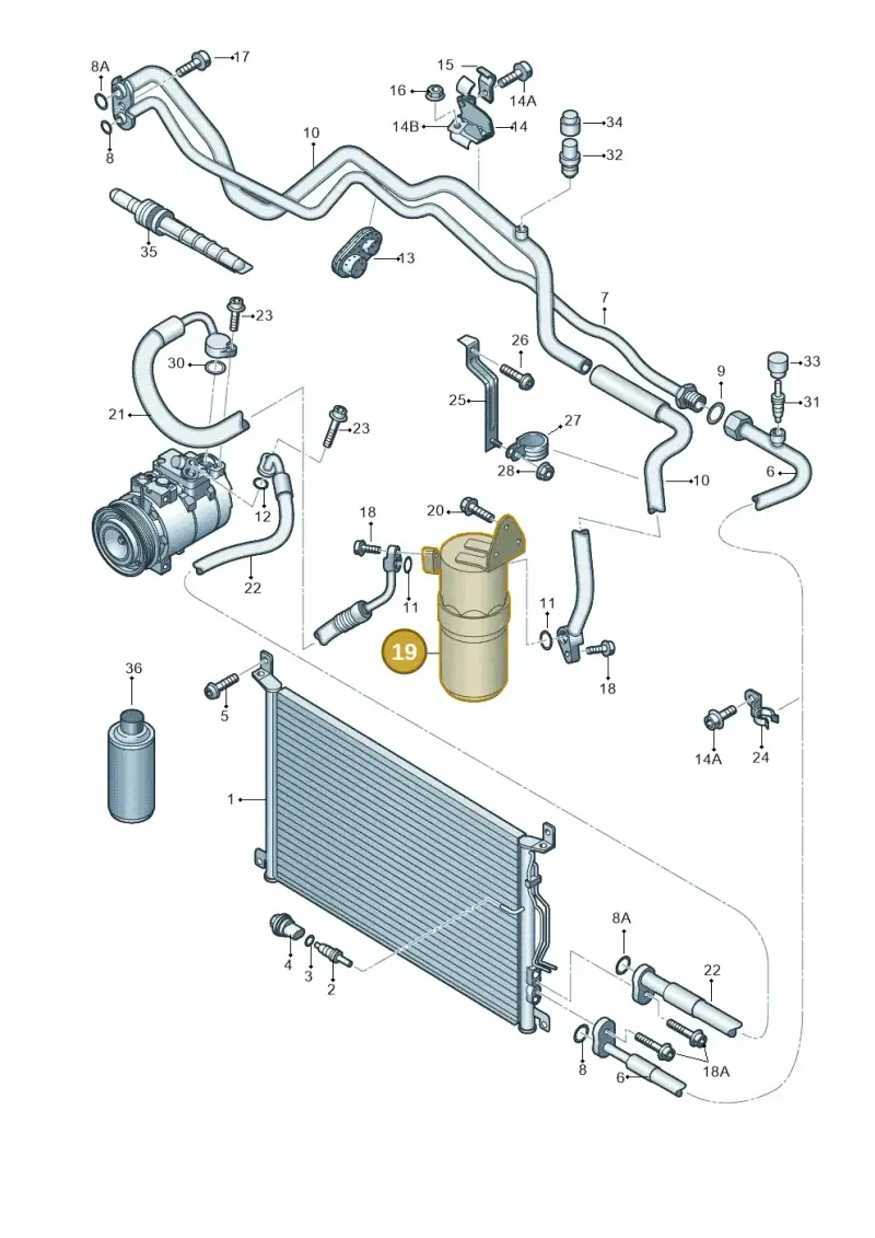 4E0820189M — Audi A8/S8/qu. lang    08> (2007-) diagram 291260410, position 19