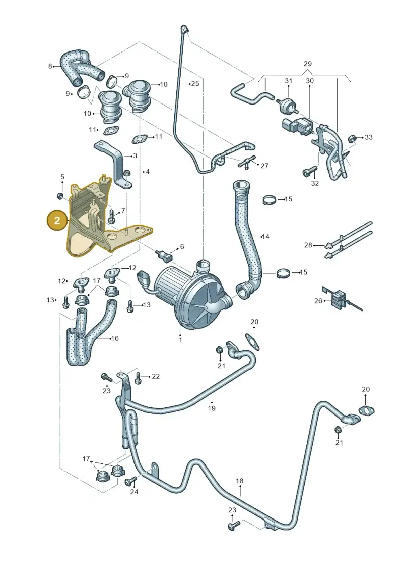 4E0906617L — Audi A8/S8/qu. lang    08> (2007-) diagram 291131270, position 2