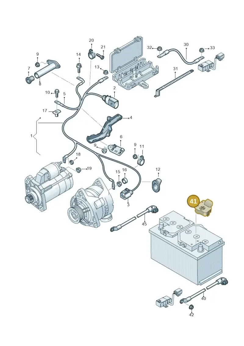 4E0915429B — Audi A8/S8/qu. lang    08> (2007-) diagram 291972050, position 41