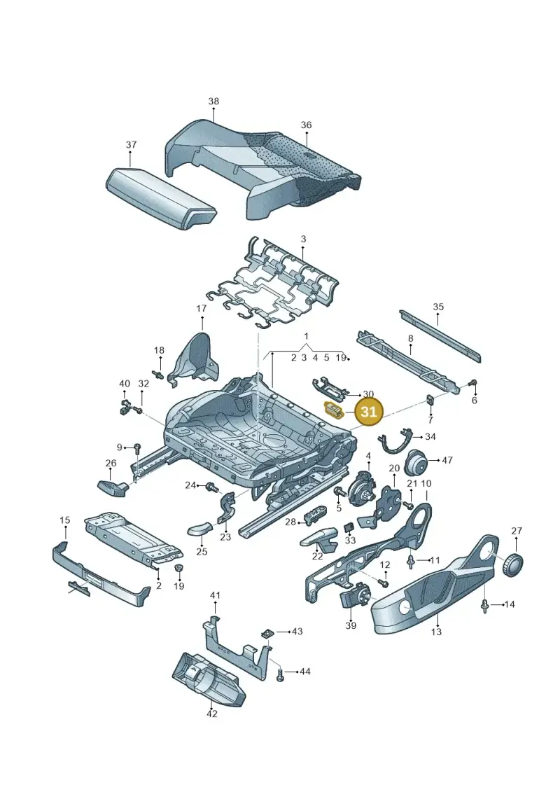 4E0947415A — Audi Q4 Sportback (2021-2022) diagram 596881000, position 31