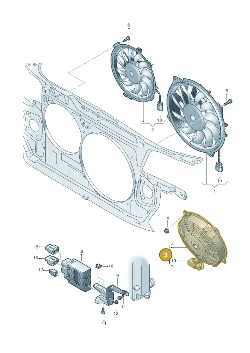 4E0959455J — Audi A8/S8/qu. lang    08> (2007-) diagram 249959550, position 3