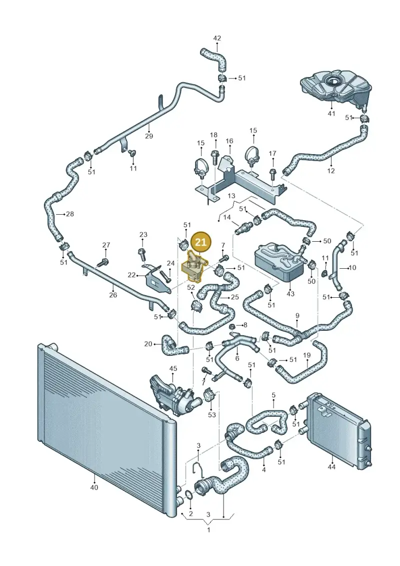 4E0965559D — Audi A8/S8/qu. lang    08> (2007-) diagram 291121570, position 21