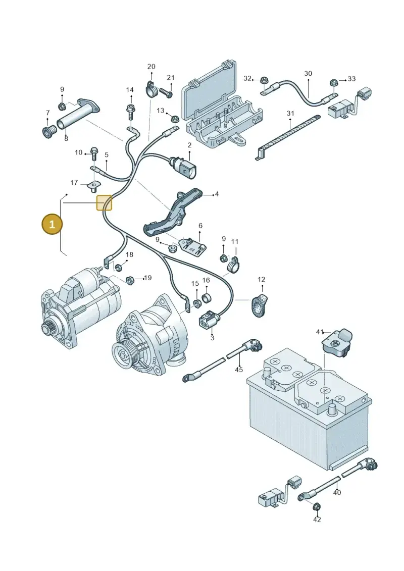 4E0971224P — Audi A8/S8/qu. lang    08> (2007-) diagram 291972050, position 1