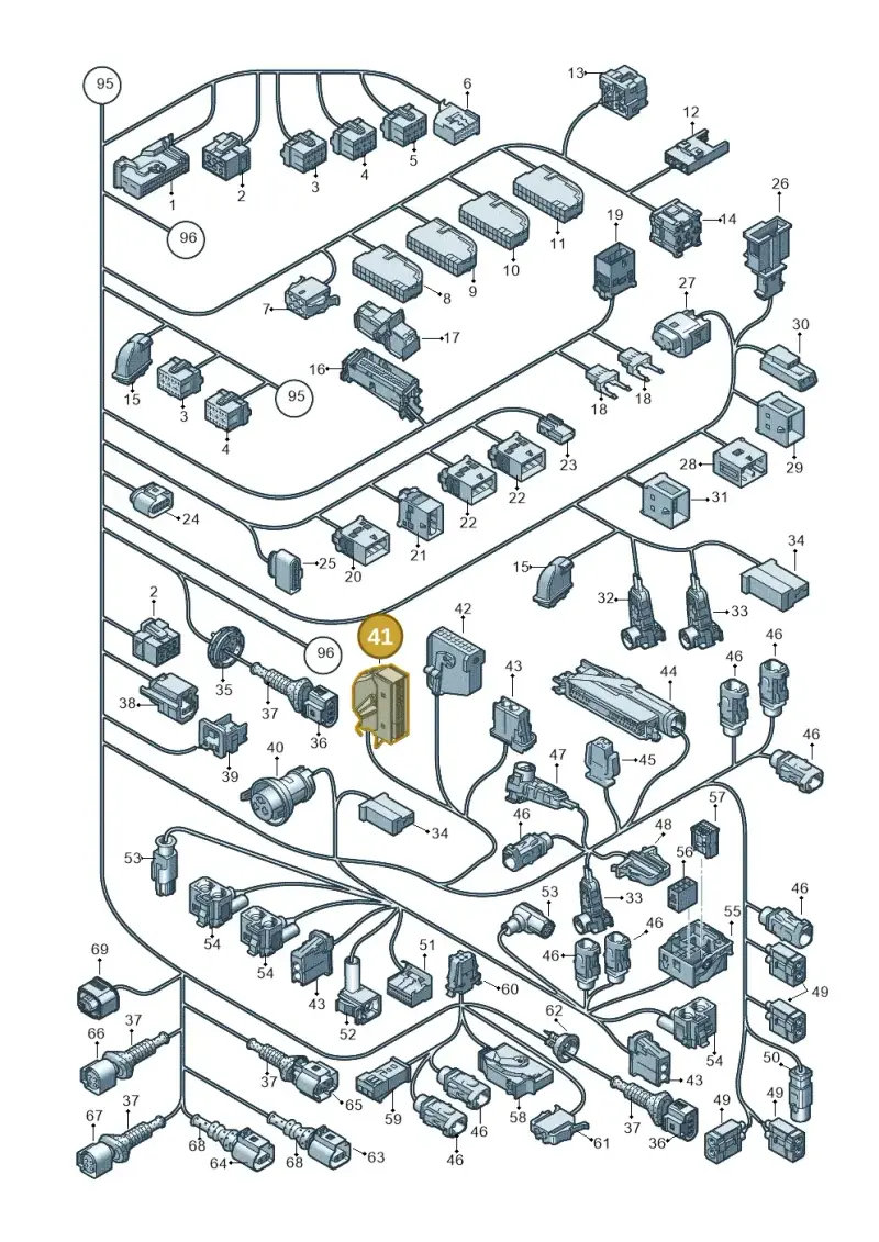 4E0971636 — Audi Q5 qu. 2.0 (2009-2018) diagram 647971820, position 41