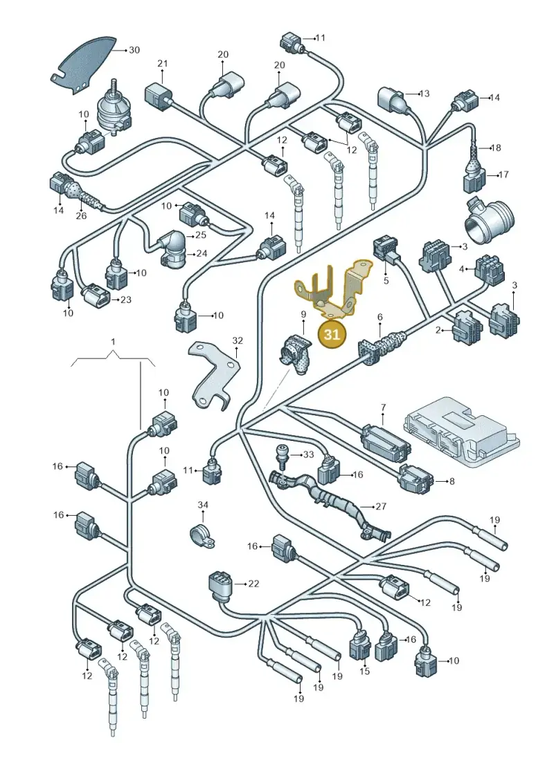 4E0971845AL — Audi A8/S8/qu. lang    08> (2007-) diagram 291971350, position 31
