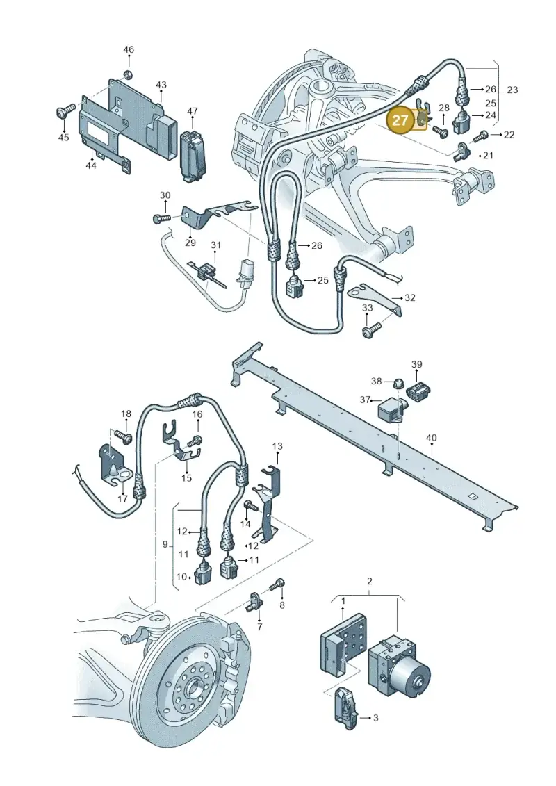 4E0971845AR — Audi R8                08> (2007-) diagram 618927000, position 27