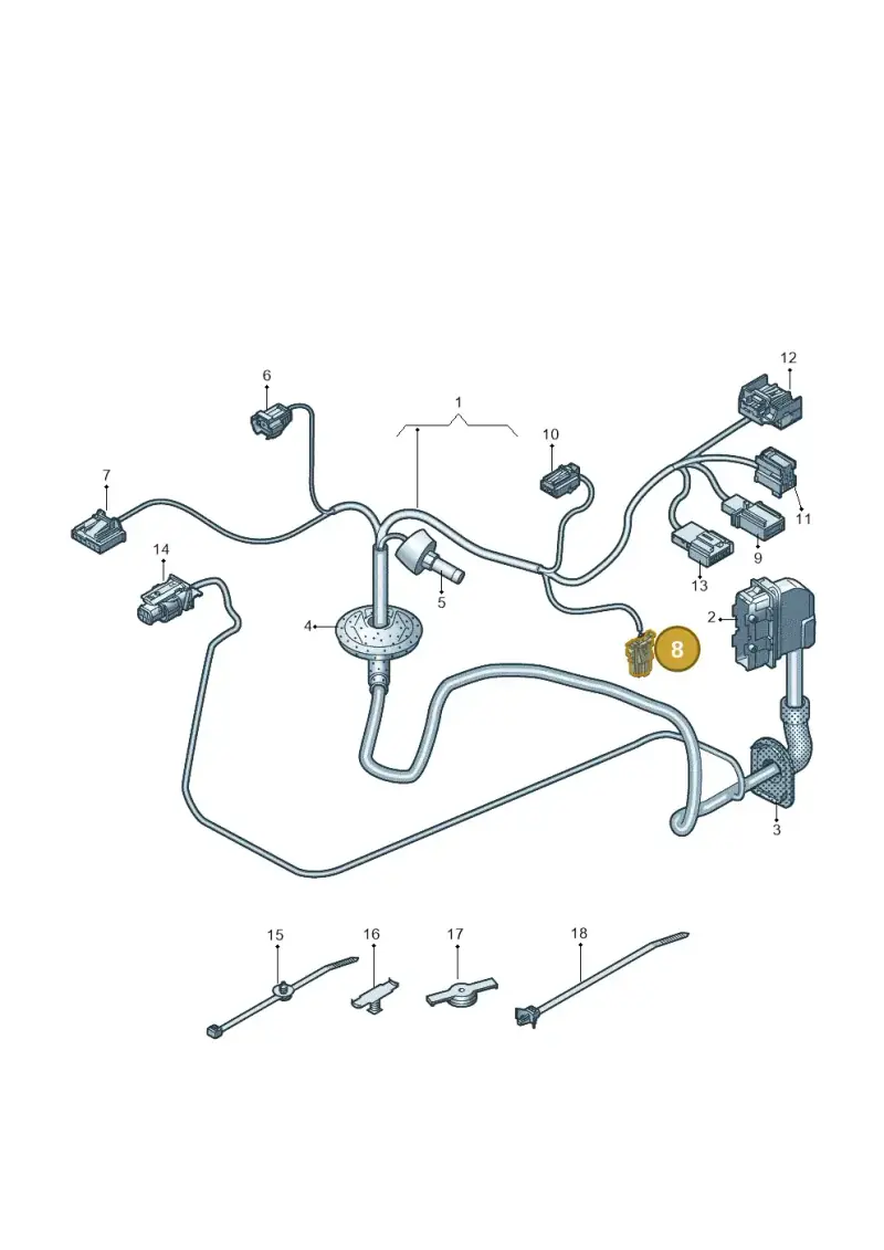 4E0971942 — Audi RS Q3 Sportback (2019-2024) diagram 597972033, position 8