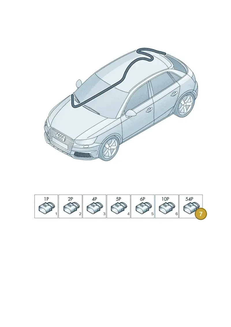 4E0972144 — Audi A1 Sportback (2014-2018) diagram 792971850, position 7