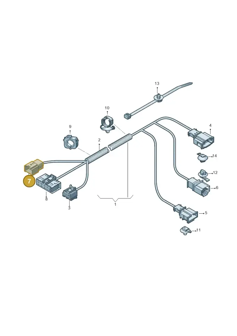 4E0972576 — Audi RS3 Sportback (2011-2012) diagram 412972210, position 7