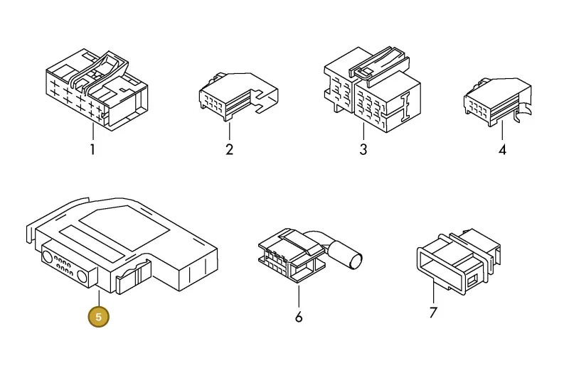 4E0972701 — Audi 1J0 platform diagram 198971410, position 5