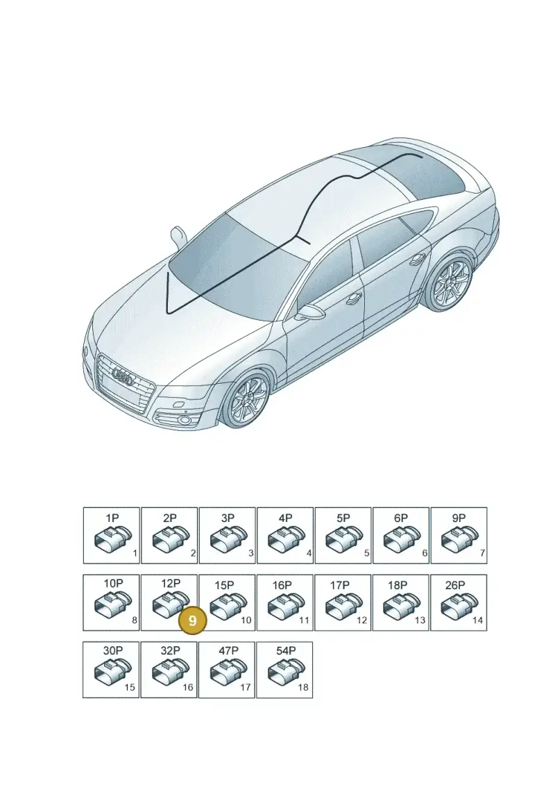 4E0972713 — Audi RS7 Sportback (2013-2018) diagram 765971850, position 9