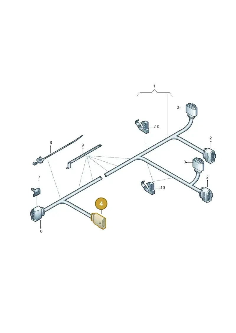4E0973812C — Audi A8/S8/qu. lang    08> (2007-) diagram 291972600, position 4