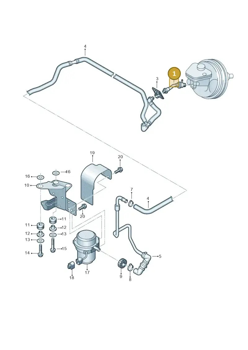 4E1611931BD — Audi A8/S8/qu. lang    08> (2007-) diagram 291611850, position 1