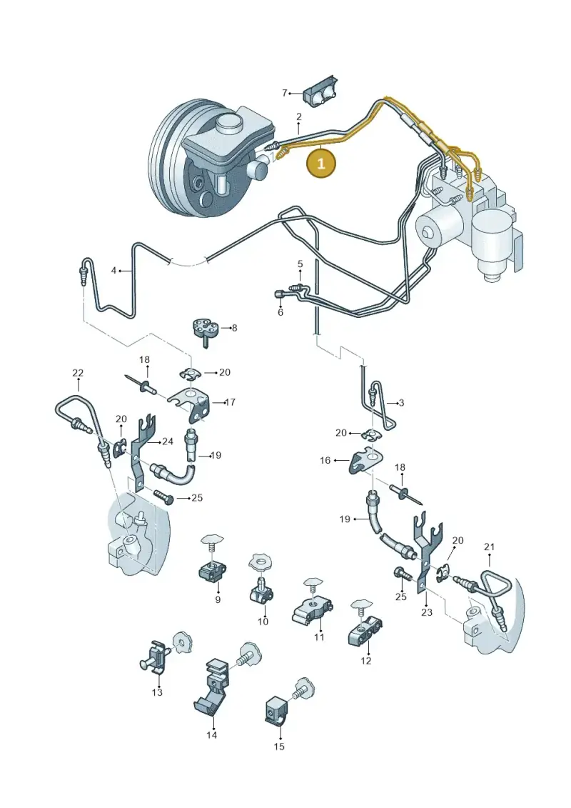 4E1614705AF — Audi A8/S8/qu. lang    08> (2007-) diagram 249611200, position 1