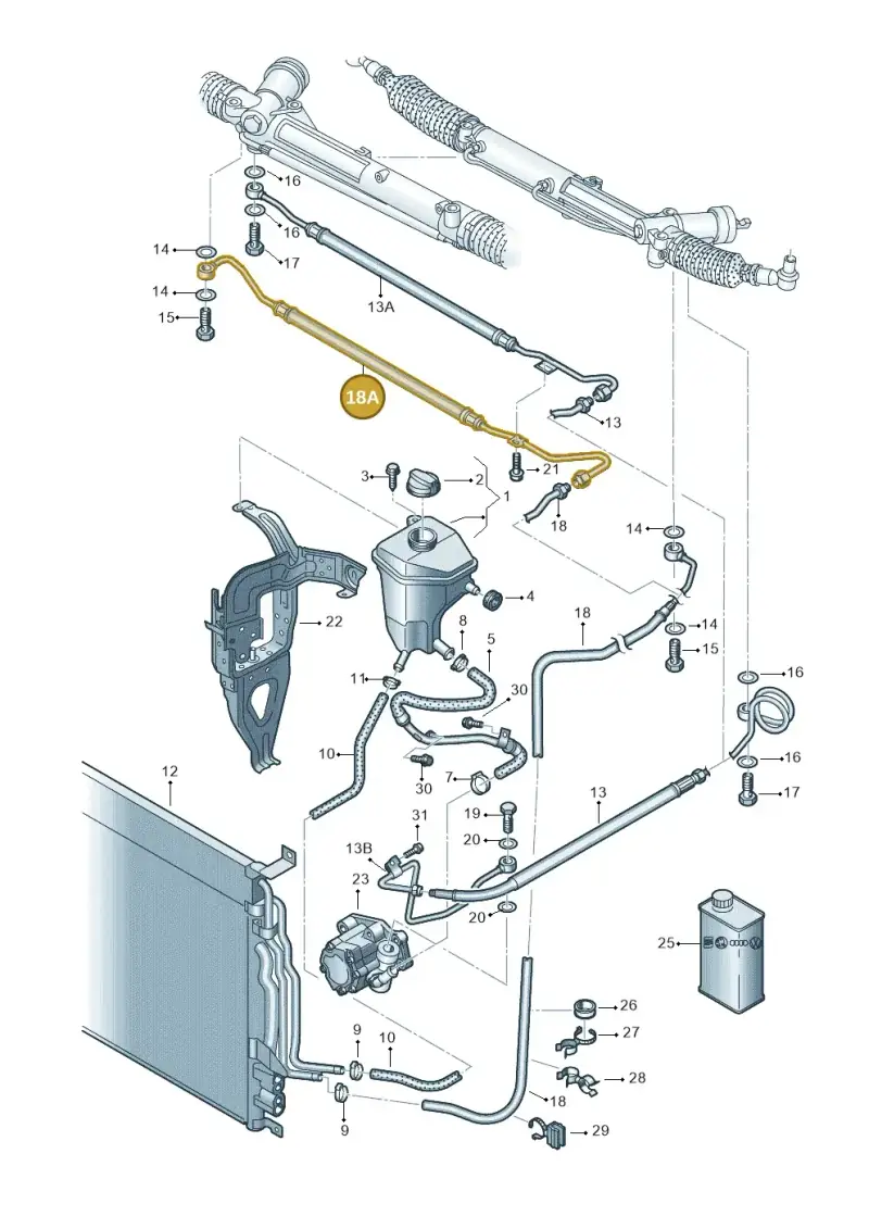 4E2422891S — Audi A8/S8/qu. lang    08> (2007-) diagram 291422720, position 18A