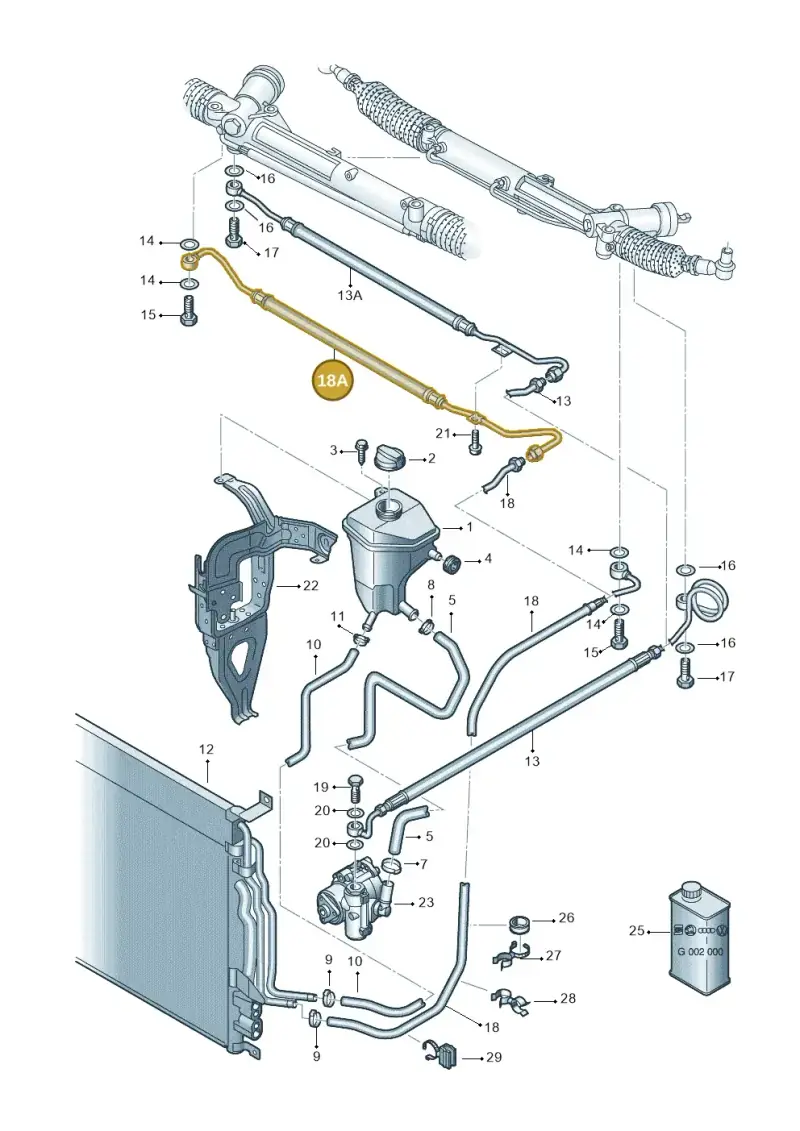 4E2422891S — Audi A8/S8/qu. lang    08> (2007-) diagram 291422700, position 18A