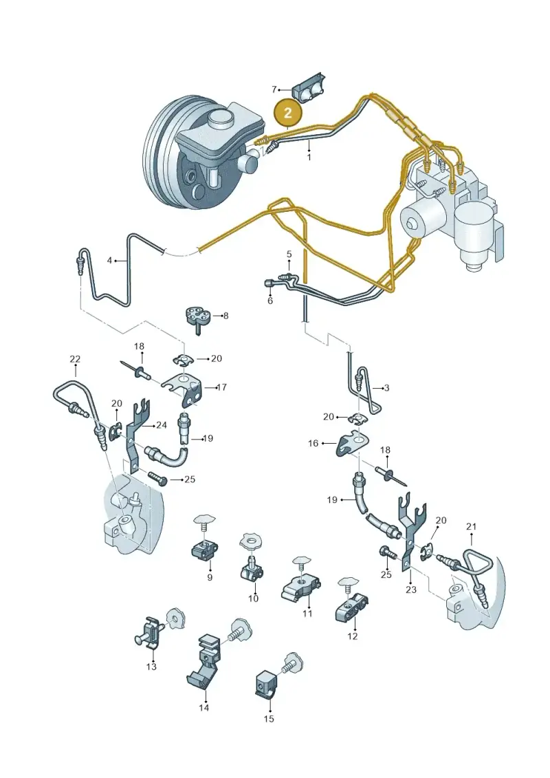4E2614706S — Audi A8/S8/qu. lang    08> (2007-) diagram 249611200, position 2