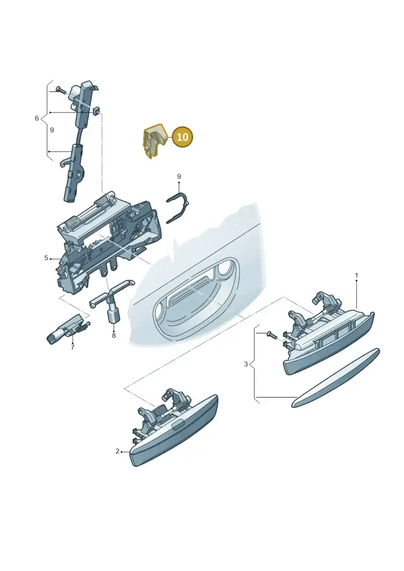 4E2837898 — Audi A8/S8/qu. lang    08> (2007-) diagram 291837000, position 10