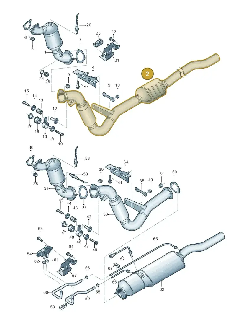 4E4254400BX — Audi A8/S8/qu. lang    08> (2007-) diagram 291253550, position 2
