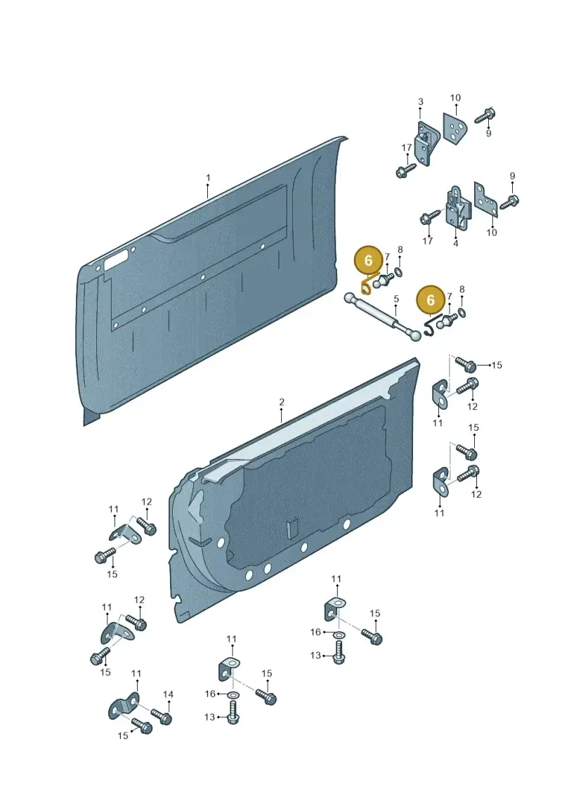 4E4837079 — Audi A8/S8/qu. lang    08> (2007-) diagram 291831000, position 6