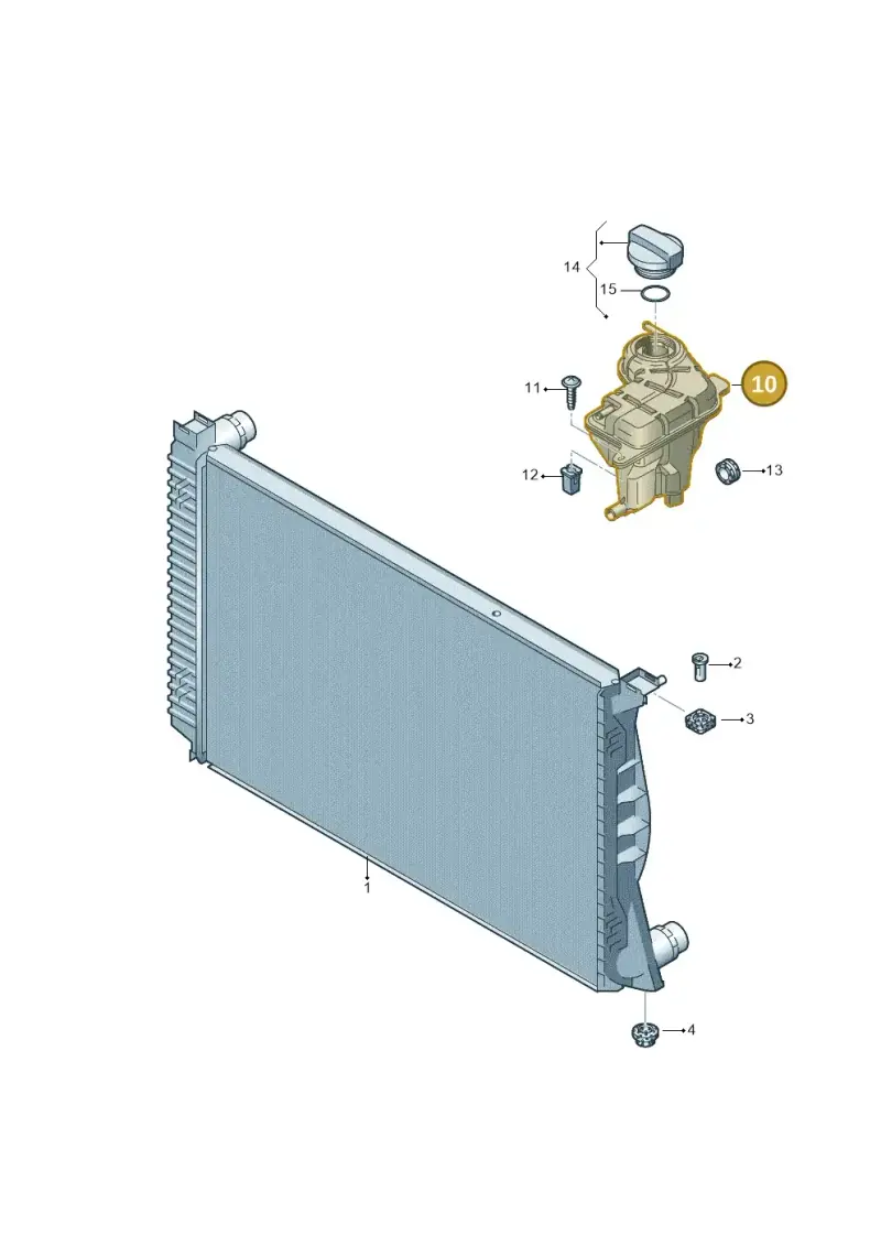4F0121403M — Audi A6 2.7 TDI (2008-2011) diagram 448121700, position 10