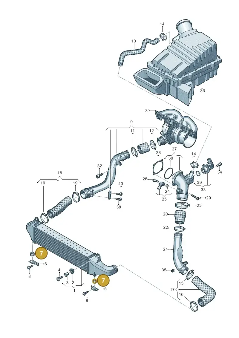 4F0129669E — Audi RSQ3 Sportback (2019-2024) diagram 898145800, position 7