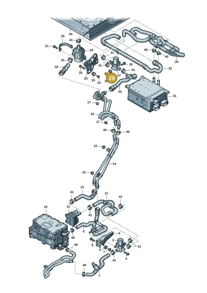4F0129669F — Audi A8L (2017-2022) diagram 838121077, position 29