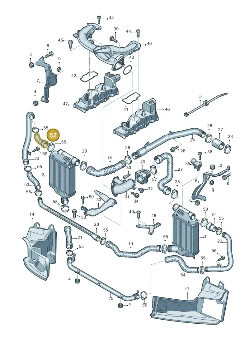 4F0145980F — Audi A6 2.7 TDI (2008-2011) diagram 448145450, position 52
