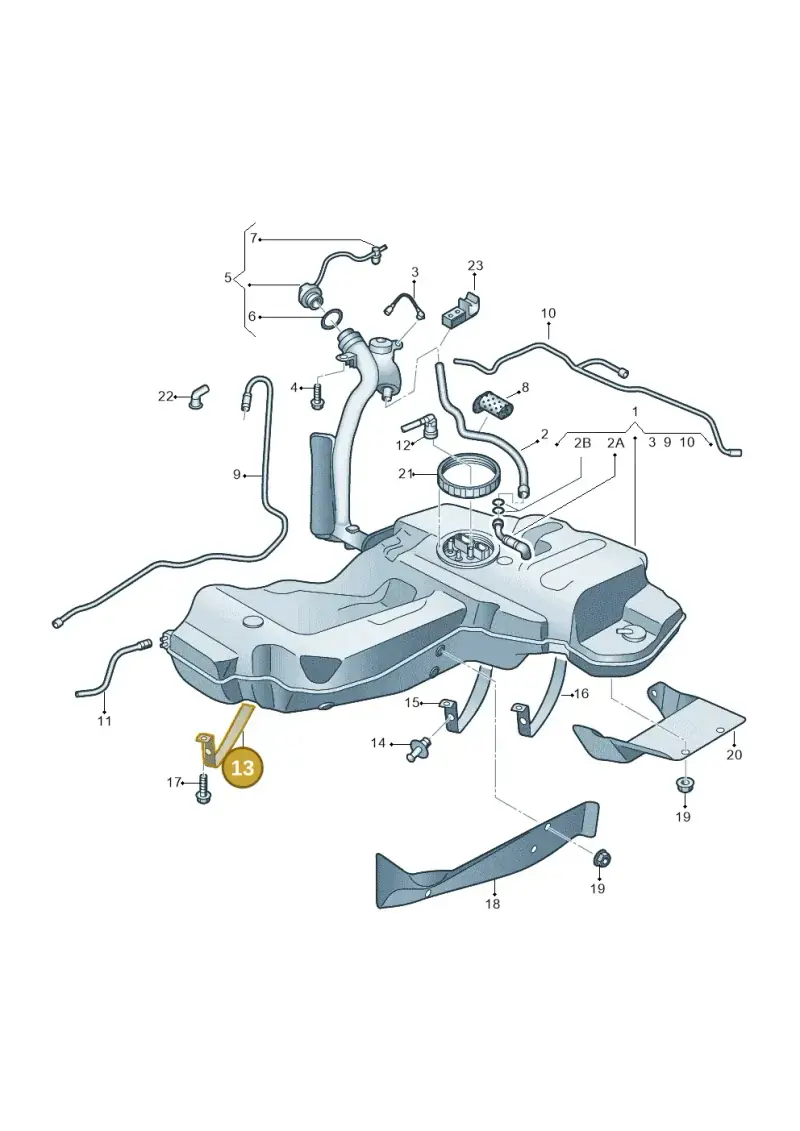 4F0201654C — Audi A6 2.7 TDI (2008-2011) diagram 448201000, position 13