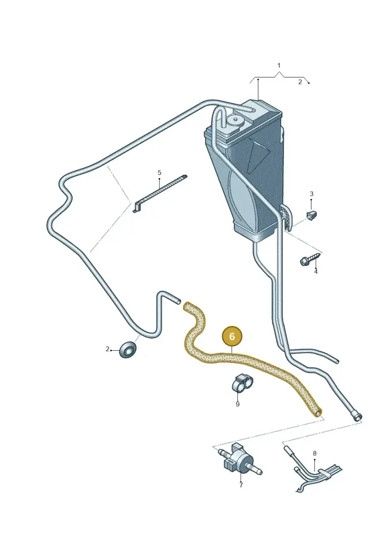 4F0201994BD — Audi A6 2.7 TDI (2008-2011) diagram 448201900, position 6
