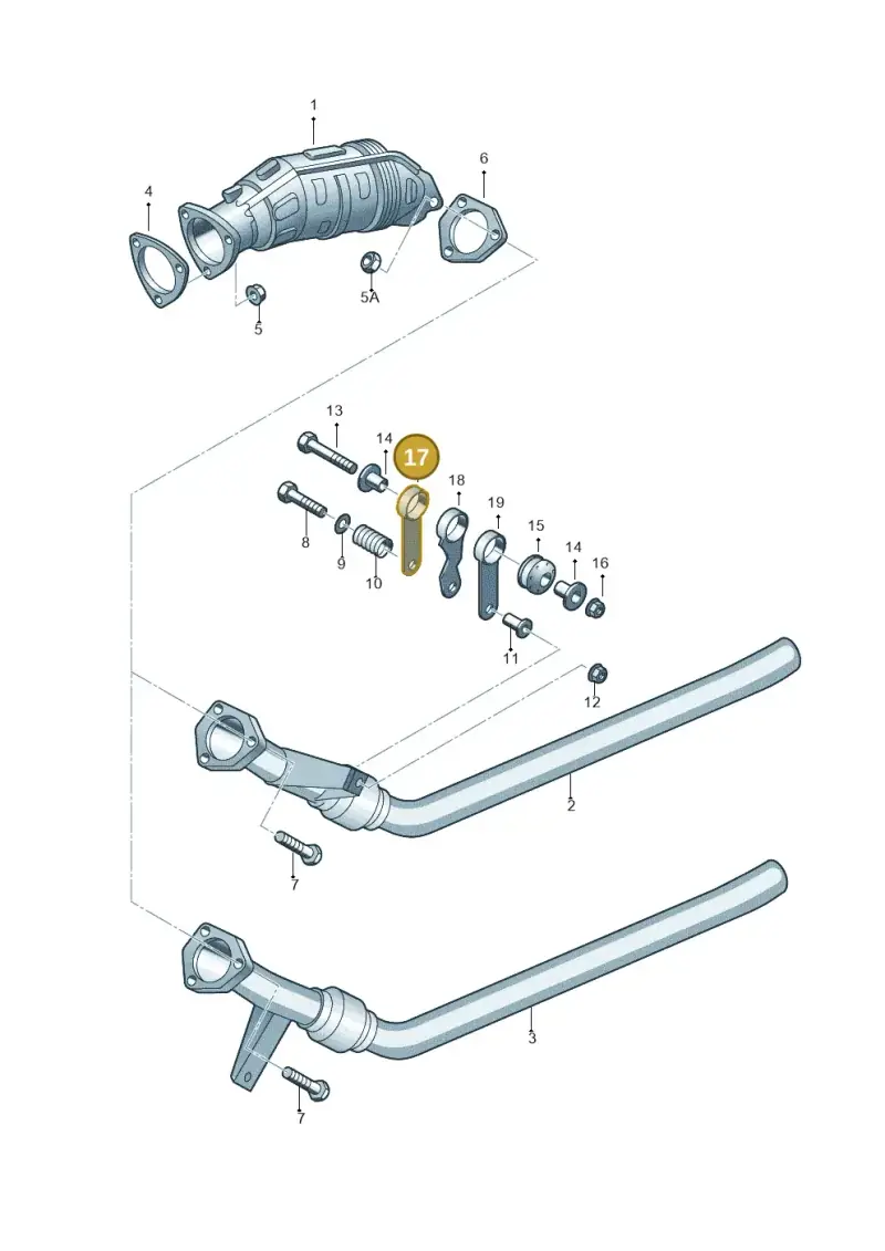 4F0253295B — Audi A4/S4/Av./qu.     05> (2005-) diagram 249253550, position 17