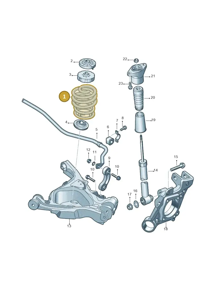 4F0511115BD — Audi A6 2.7 TDI (2008-2011) diagram 448511000, position 1
