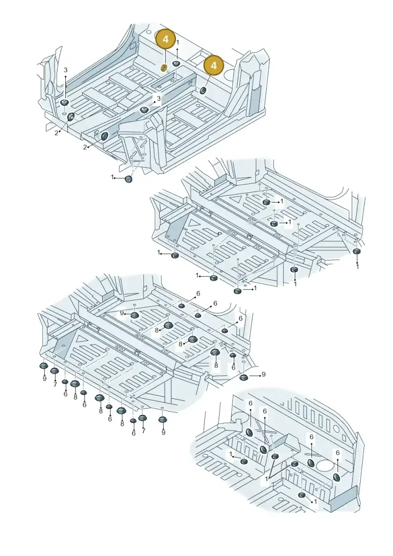 4F0803593A — Audi R8 qu. 5.2 (2012-2015) diagram 618803350, position 4